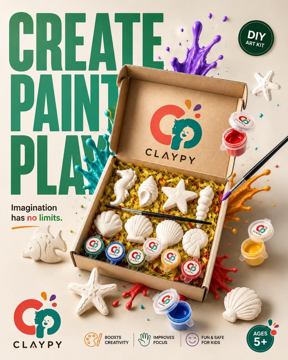 Sea Creatures DIY painting kit